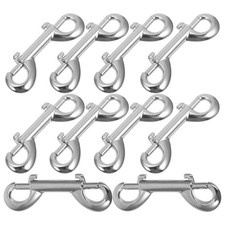  10 Pcs Appendi Guinzaglio Cane Ganci Girevoli Scatto Bullone Clip Per Cani