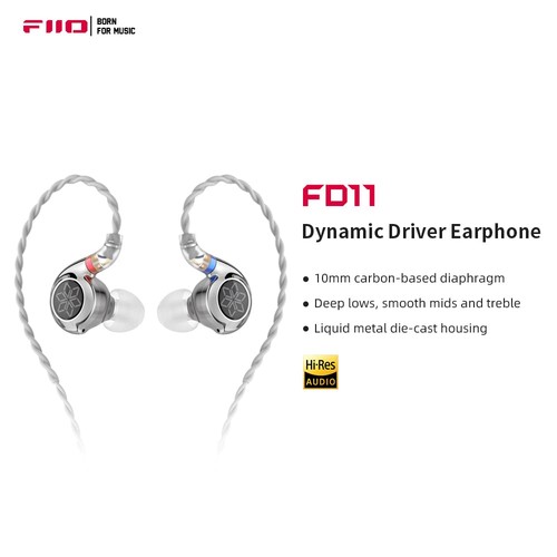 Fiio Fd11 Earphones High Performance Dynamic Driver Iems Earphones Deep B_ - 第 3/8 張圖片