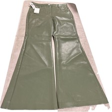 Women  s faux leather pants