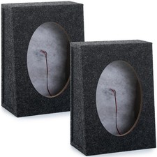 2 Pcs Angled Style Car Audio Speaker Box 6 x 9 Inch Car Audio Enclosures Stur...