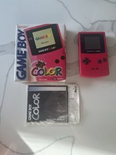Brand New Nintendo Game Boy Color Handheld System Berry Red Pink Gbc In Box