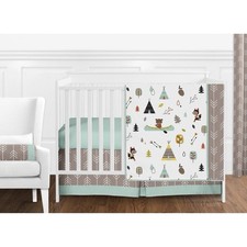 Sweet Jojo Designs 100 Cotton Unisex Outdoor Adventure Nature Crib Baby Bedding