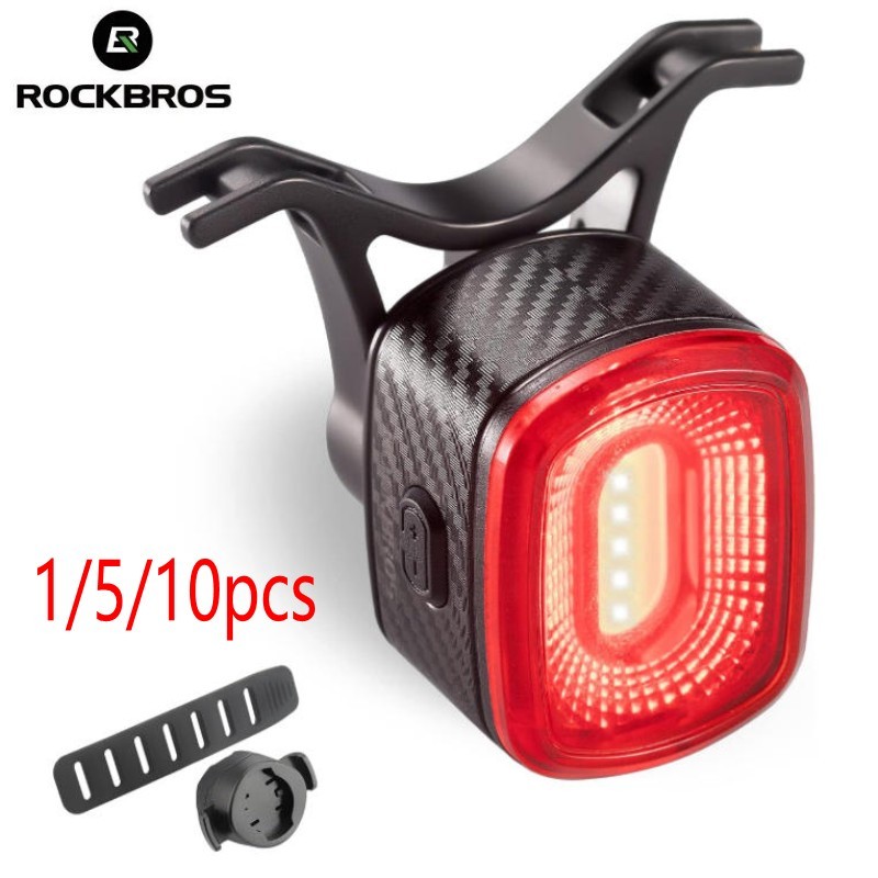 ROCKBROS Smart Bike Taillight for Night Riding Brake Sensor 