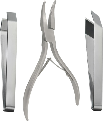 Fish Bone Tweezers Bone Pliers,3Pcs Stainless Steel Fish Deboning Tools ...