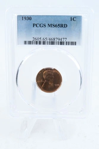 1930-P PCGS MS65RD Lincoln Wheat Cent Business Strike 1C