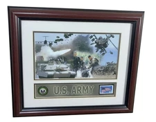 US ARMY Commemorative 1st Day Issue Stamp and Pin - In Honor of Memorial Day