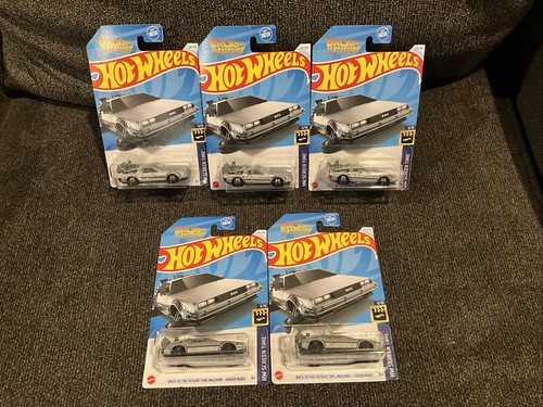 Hot Wheels Back To The Future Time Machine Hover Mode (Lot Of 5)