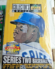 1994 COLLECTORS CHOICE BASEBALL SERIES 2 SEALED WAX BOX A-ROD JORDAN ROOKIE CARD