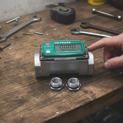 Energy-Saving 1 Inch Digital Flow Meter with High Accuracy for Various Liquids