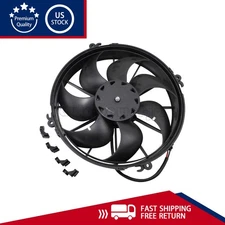 30103202 12" Puller Fan 12V Curved Blade 1870 CFM For SPAL VA01-AP90/VLL-66A