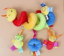Spiral Car Seat  Stroller Infant Hanging Toys Baby Sensory/ Caterpillar