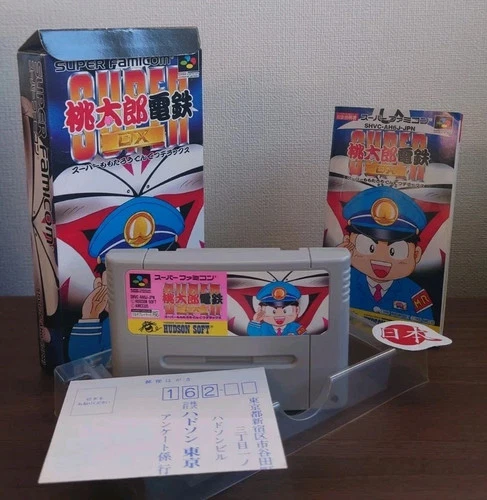 Super Monotaro Dentetsu Super Nintendo Japan SNES Super Famicom FREE SHIP