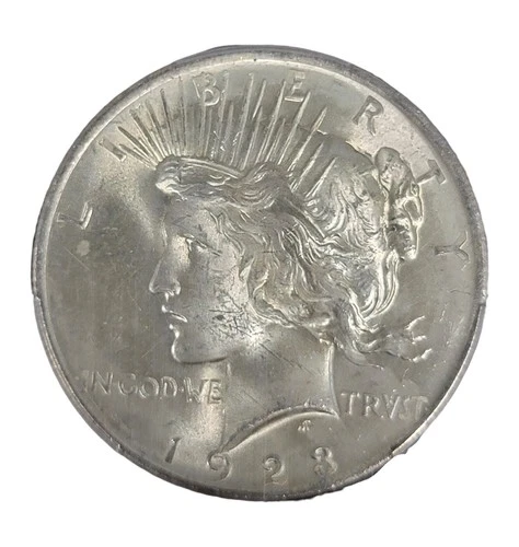 1923 $1 PCGS MS63 Liberty Head Peace Silver Dollar Coin