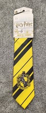 NEW Wizarding World Of Harry Potter Hufflepuff Crest Tie Necktie Bioworld NWT