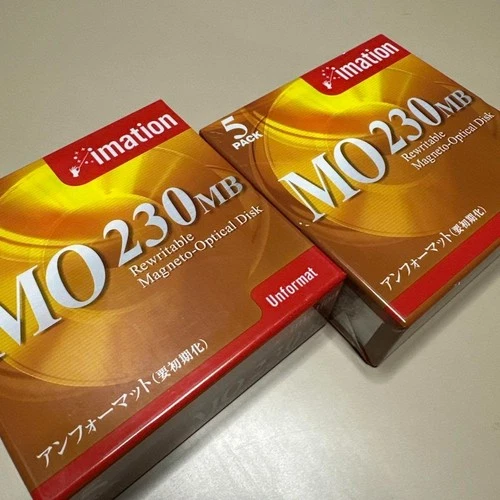 [ New ] IMATION MO 230MB Magneto Optical Disk lot of 10 250906