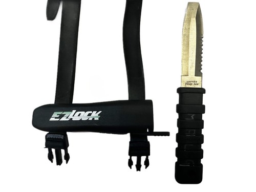 Wenoka Deep See 304 SS Blackie Collins Blunt Tip Dive Knife Scuba Gear