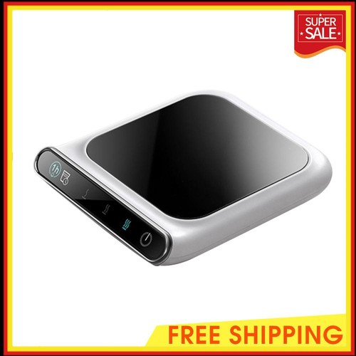 Portable Mug Heating Coaster Thermostatic Hot Cup Plate for Home Office