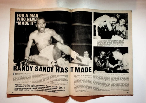 1978 March Big Book Of Boxing Magazine Sonny Liston Ali Tony Zale Randy Sandy - Picture 7 of 7