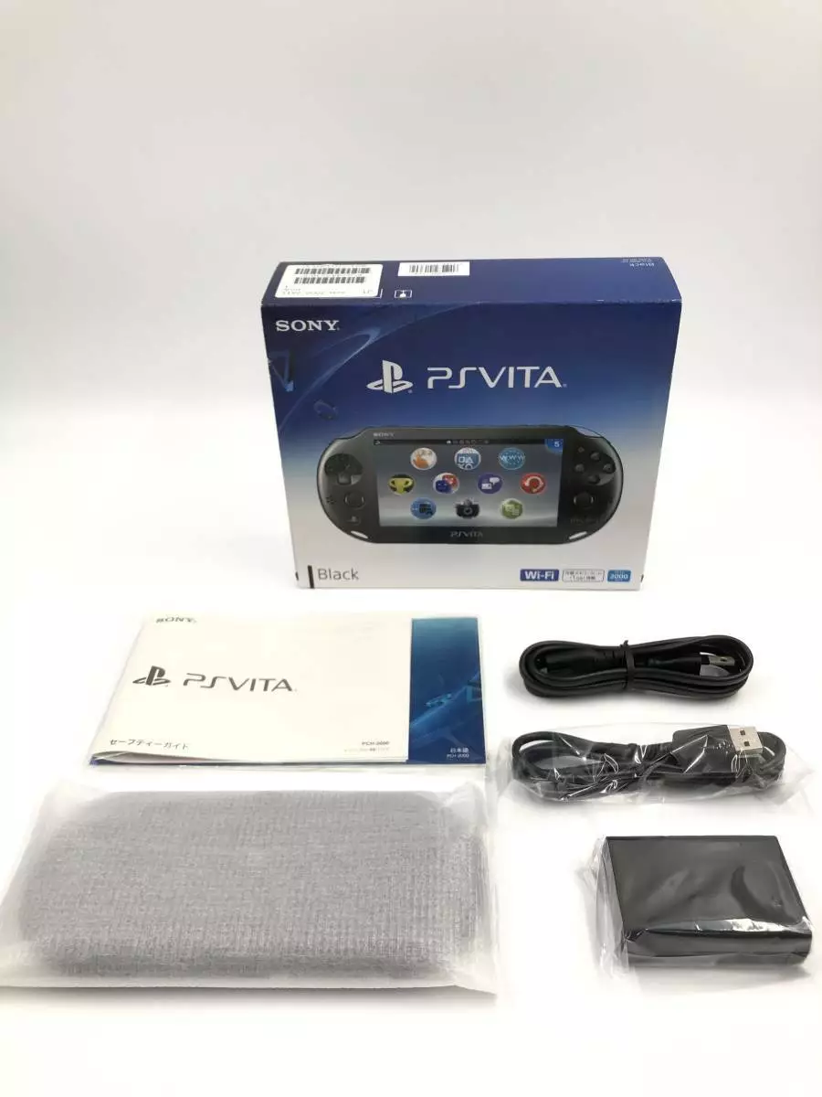 SONY PlayStation Vita Wi-Fi Model Black PCH-2000ZA11 PS Vita Very good  condition