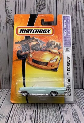 Matchbox Cadillac El Dorado Convertible Diecast Car #18 MBX Metal Blue New