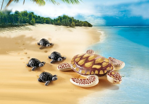 Playmobil ® 9071 Tortue de mer et ses petits / Wildlife / Neuf - Picture 2 of 4