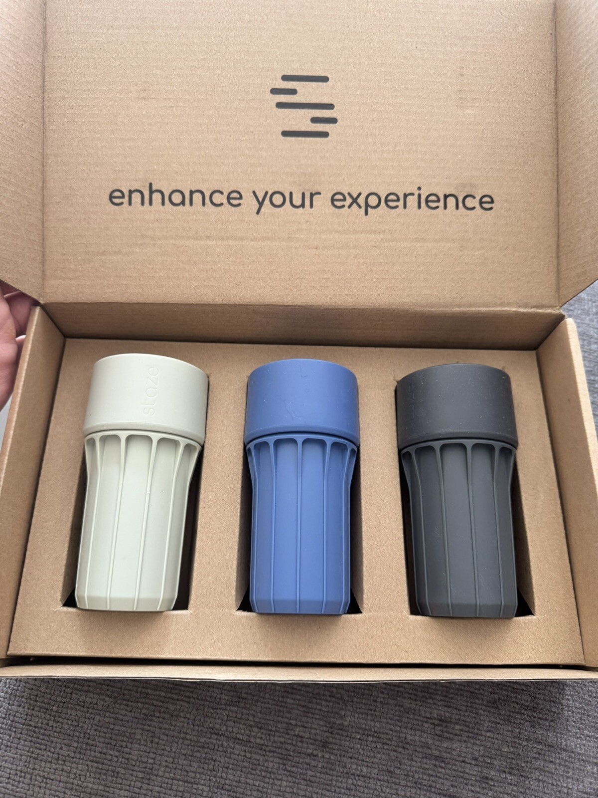 Staze (3pk) Preserve Vacuum Sealed Jars Herbs Flower Stash Smell Proof Container