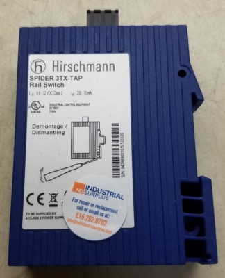Hischmann Spider 3TX-TAP Rail Switch 