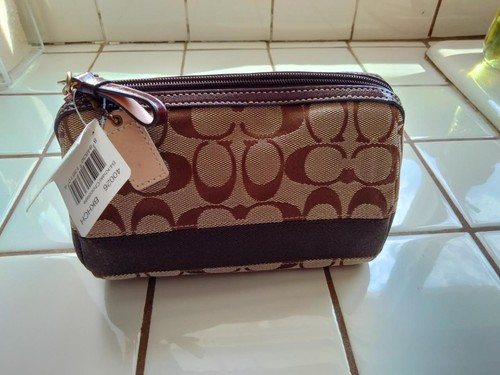COACH Makeup Beauty Case Monogram 40026 BKHCH NOSWT - Picture 2 of 10