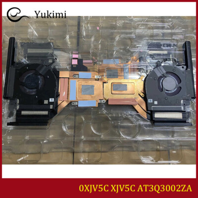 0XJV5C AT3Q3002ZA FOR DELL Alienware X17 R1 R2 Black CPU Graphics Heatsink Fan