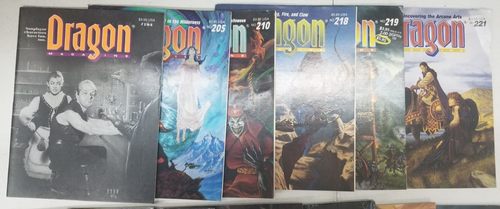 TSR/WOTC - Dragon Magazine Lot - 12 Magazines - Picture 2 of 3