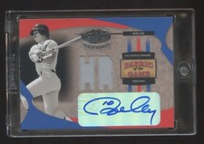 RON CEY 2005 LEAF CERTIFIED AUTOGRAPH JERSEY 1/1 FABRIC OF THE GAME  HOF   RARE