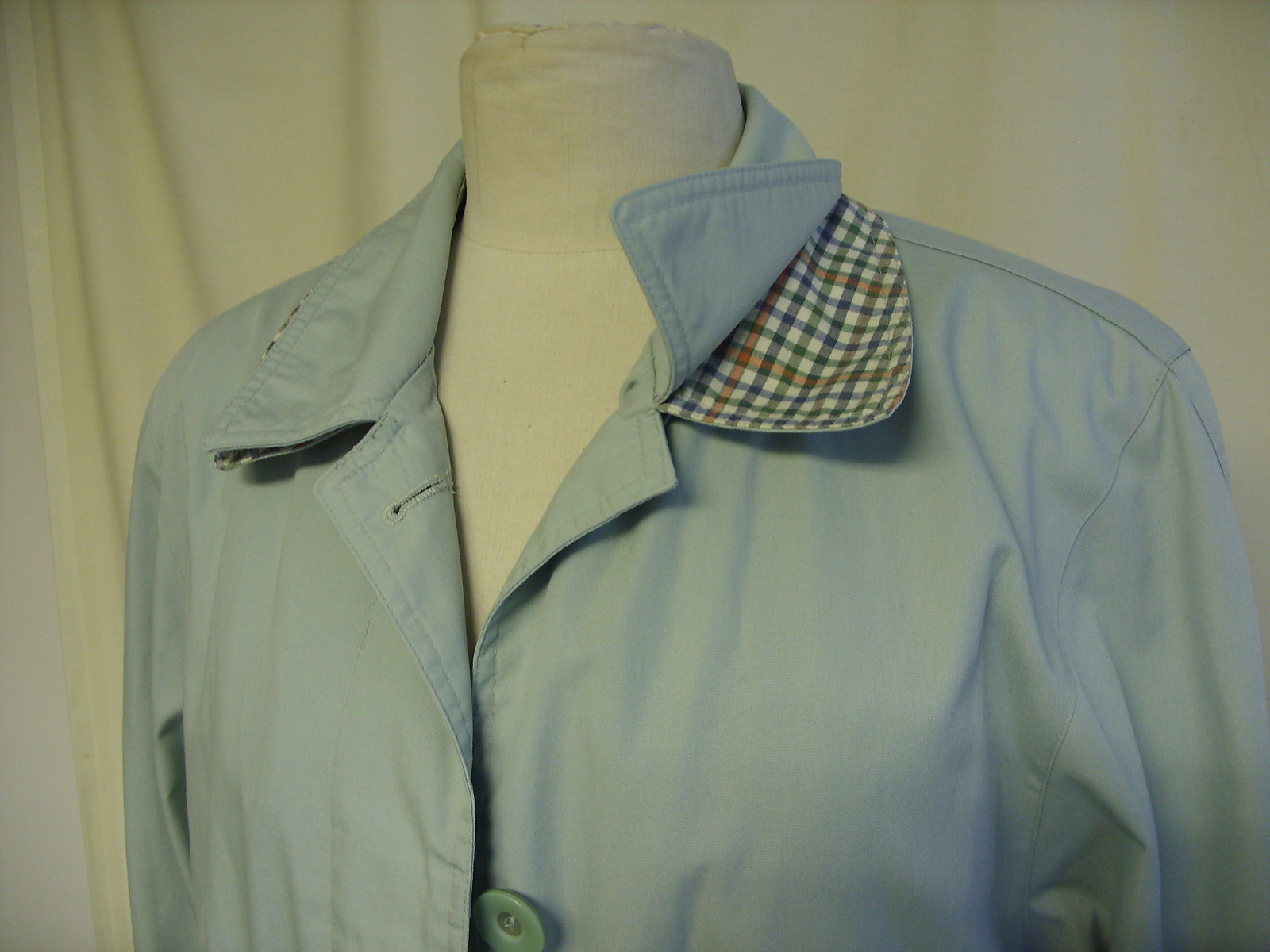 ALTRA Cappotto Donna Compliments chiaro di zecca UK 12 finiture a contrasto doppio colletto 1644