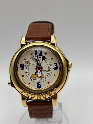 Mickey Disney Musical, Plays Happy Birthday, Unworn Easy Read, RTR040 