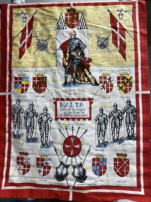 Knights Of Malta Art Print Poster Wall Art Canvas Fabric Cloth Tapestry 20 X 28