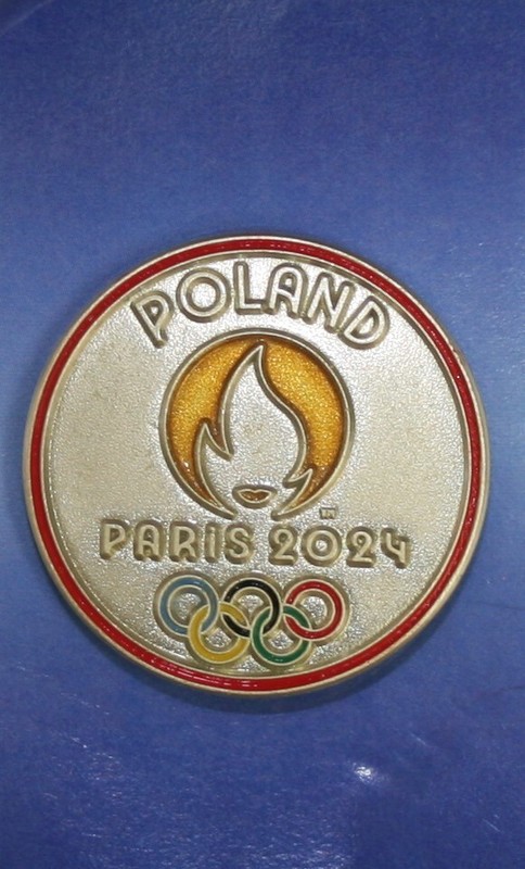 PARIS 2024  POLAND NOC OLYMPIC PIN - NEW IN PACKAGE !
