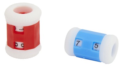 KnitPro Row Counters-Set Of Two (1 Small & 1 Large) 5A0028FM-1GBKZ