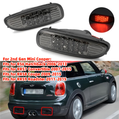 2X For Second Gen Mini Cooper R56 R57 R58 R59 Rear Fog Lights Taillight