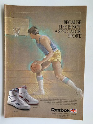 REKLAME 80er Jahre - SNEAKER - REEBOK BB 4600 - BB 5600
