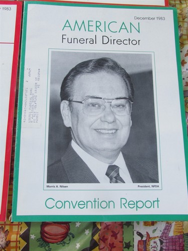 1983 Set of 11 issues AMERICAN FUNERAL DIRECTOR -Embalming Casket Hearse - Picture 12 of 12