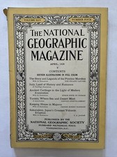 1924 April The National Geographic Italy, Land Of History And Romance  (MH344)