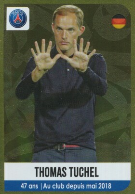422 THOMAS TUCHEL # GERMANY PSG PARIS SAINT-GERMAIN STICKER PANINI FOOT 2021