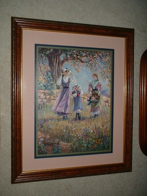 Retired 10-pc HOME INTERIORS Victorian Picture Grouping - SUNDAY BREEZES |  eBay