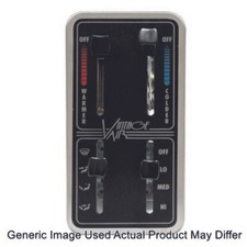 Vintage Air 49110-svq Base Vertical 4-lever Gen Ii Fingertip Control Panel