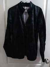 New Without Tags And 1 Basketball Warm Up Jacket Medium Full Zip Black Camo