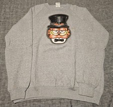 Unisex Young Teens Hand Painted Garfield Jumper