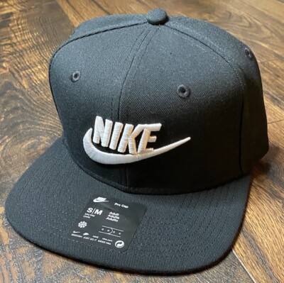 NEW Nike [S/M] Adult Unisex PRO Futura Snapback Hat/Cap-Black