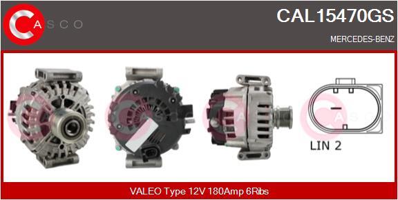 Casco Lichtmaschine Generator 180A 12V FüR Mercedes-Benz Glk-Klasse 220 CDI-image