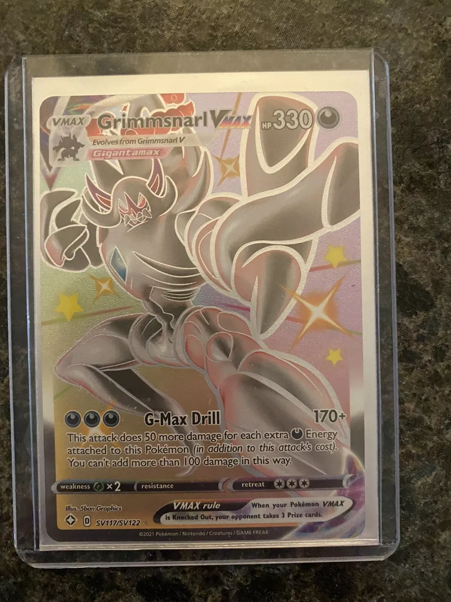 Grimmsnarl VMAX - SV117/SV122 - Shiny Holo Rare - Shining Fates - NM/M