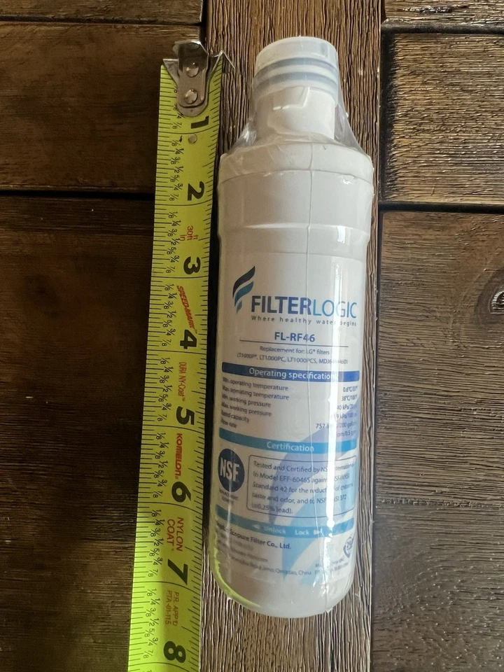 FilterLogic FL-RF46 Refrigerator Water Filter Replacement LG LT1000P LT1000PC - Image 2 of 4