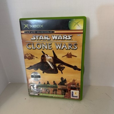 Xbox Star Wars The Clone Wars and Tetris worlds Complete With Both Manuals